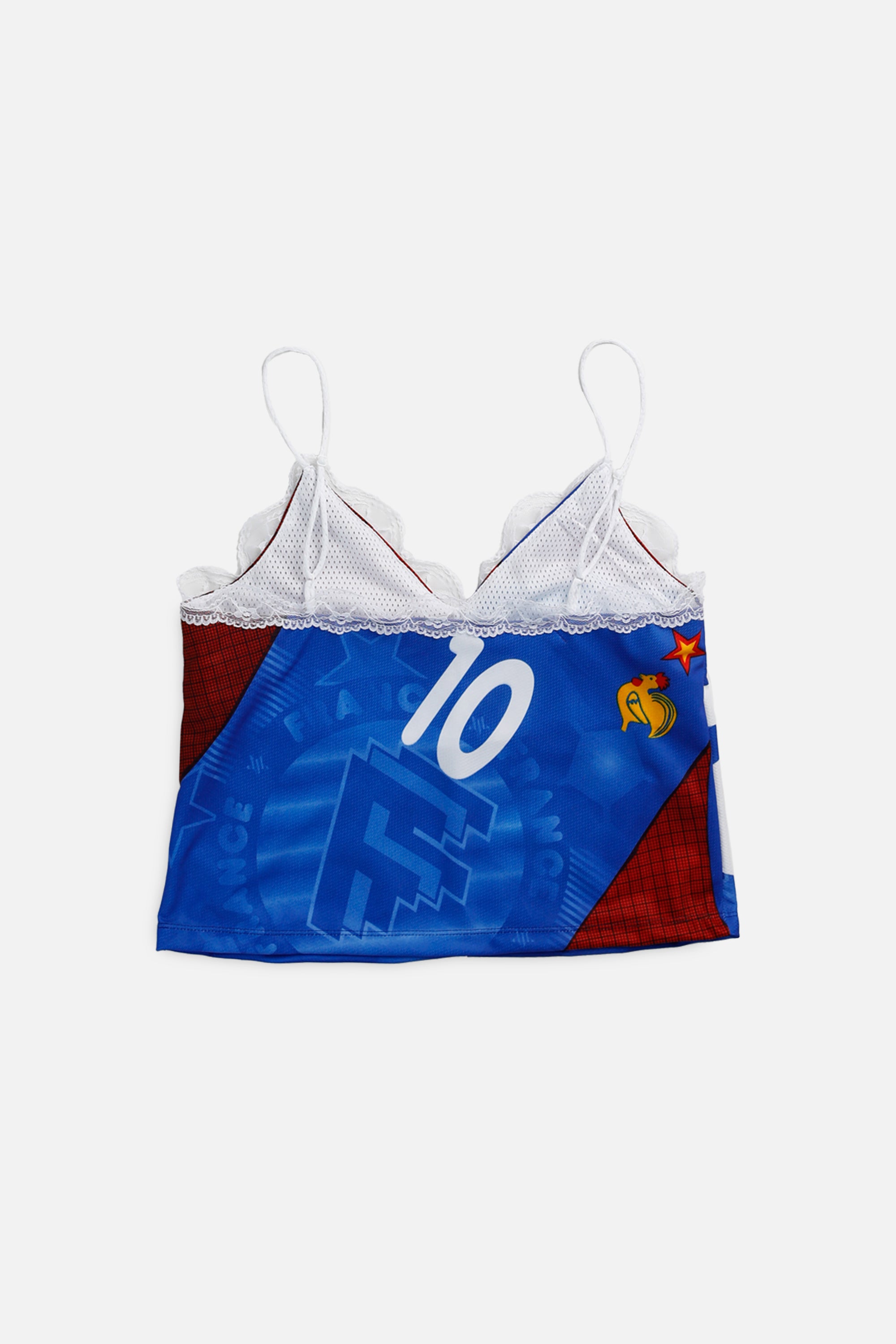 Rework Soccer Lace Tank - M-TOPS-NBA-M-Frankie Collective Rare Vintage Streetwear Reworks