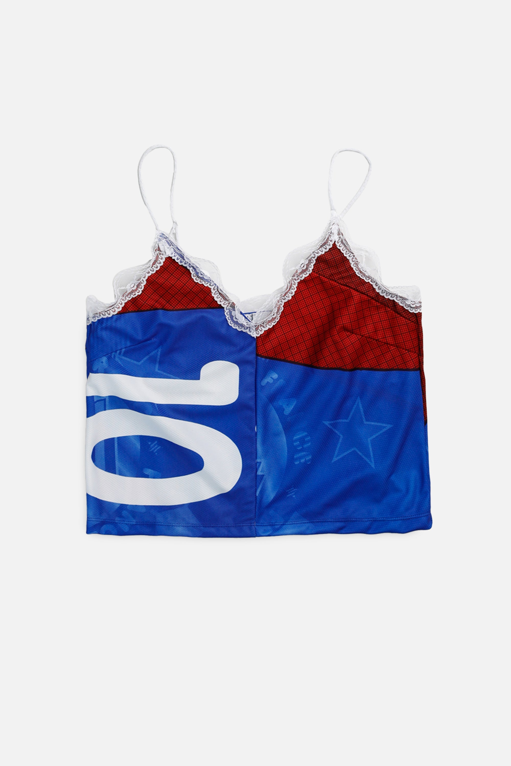 Rework Soccer Lace Tank - M-TOPS-NBA-M-Frankie Collective Rare Vintage Streetwear Reworks