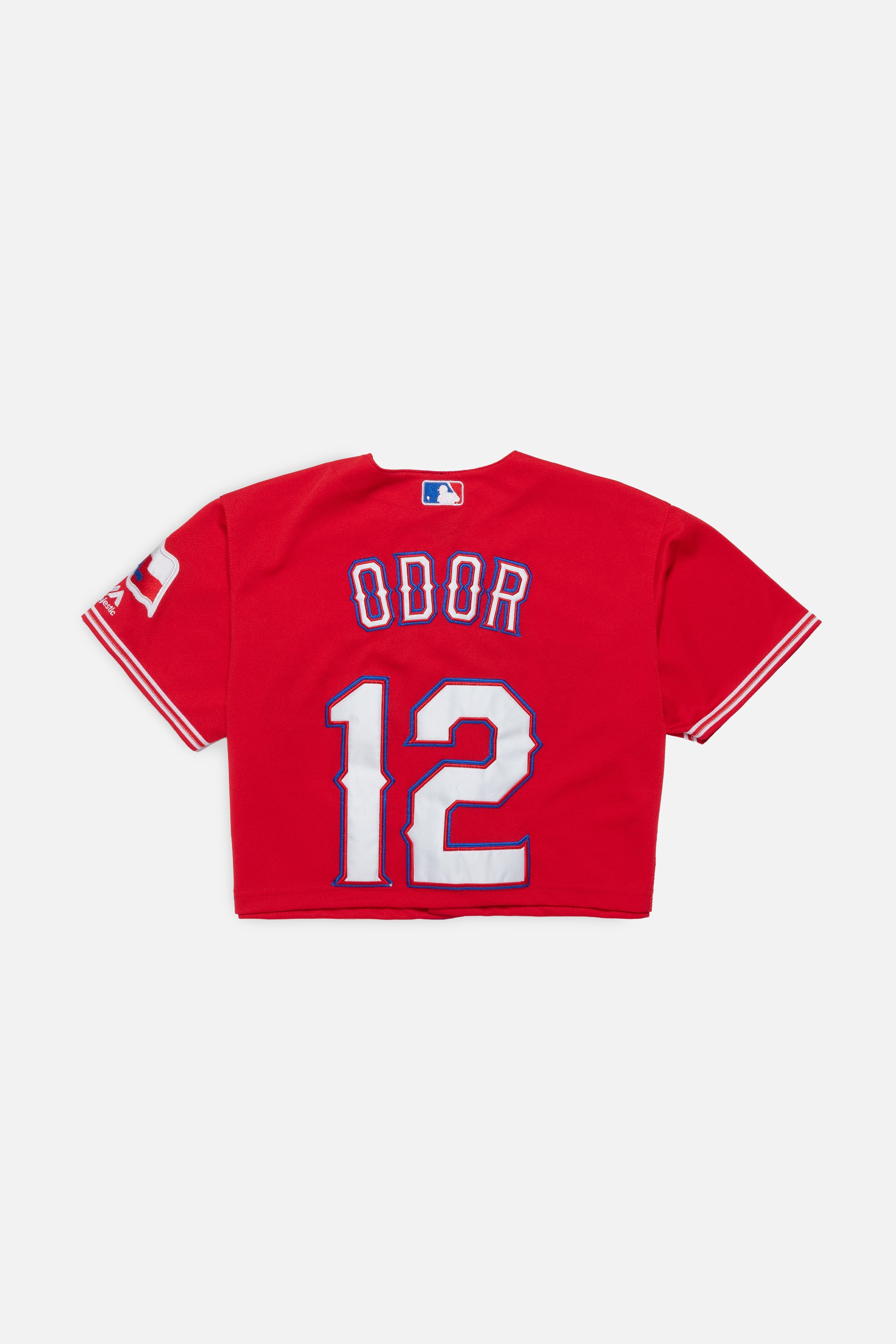 Rework Texas Rangers Crop Jersey - L-JERSEYS-MLB-Frankie Collective