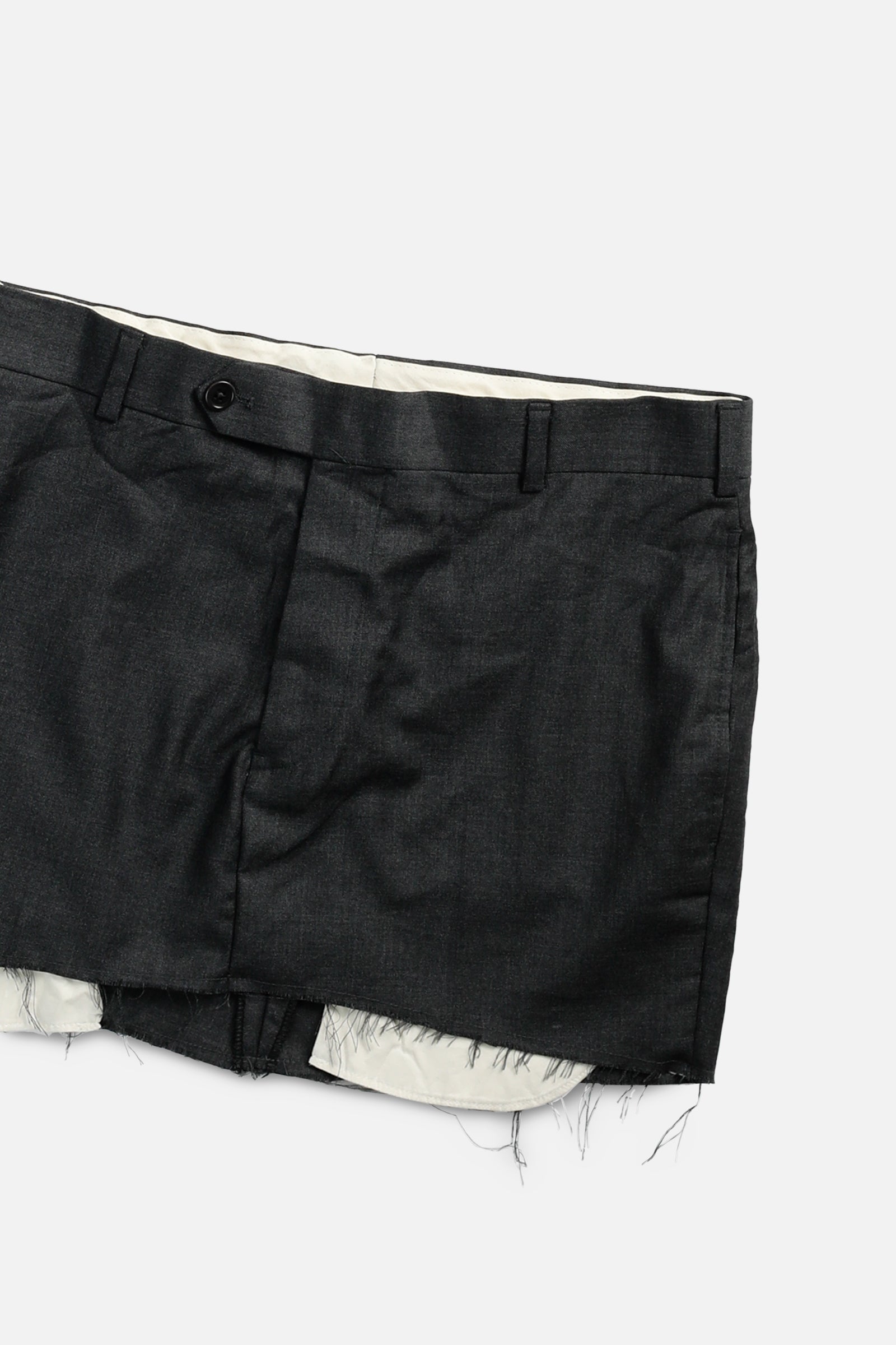 Rework Trouser Skirt - M-BOTTOMS-vendor-unknown-M-Frankie Collective Rare Vintage Streetwear Reworks