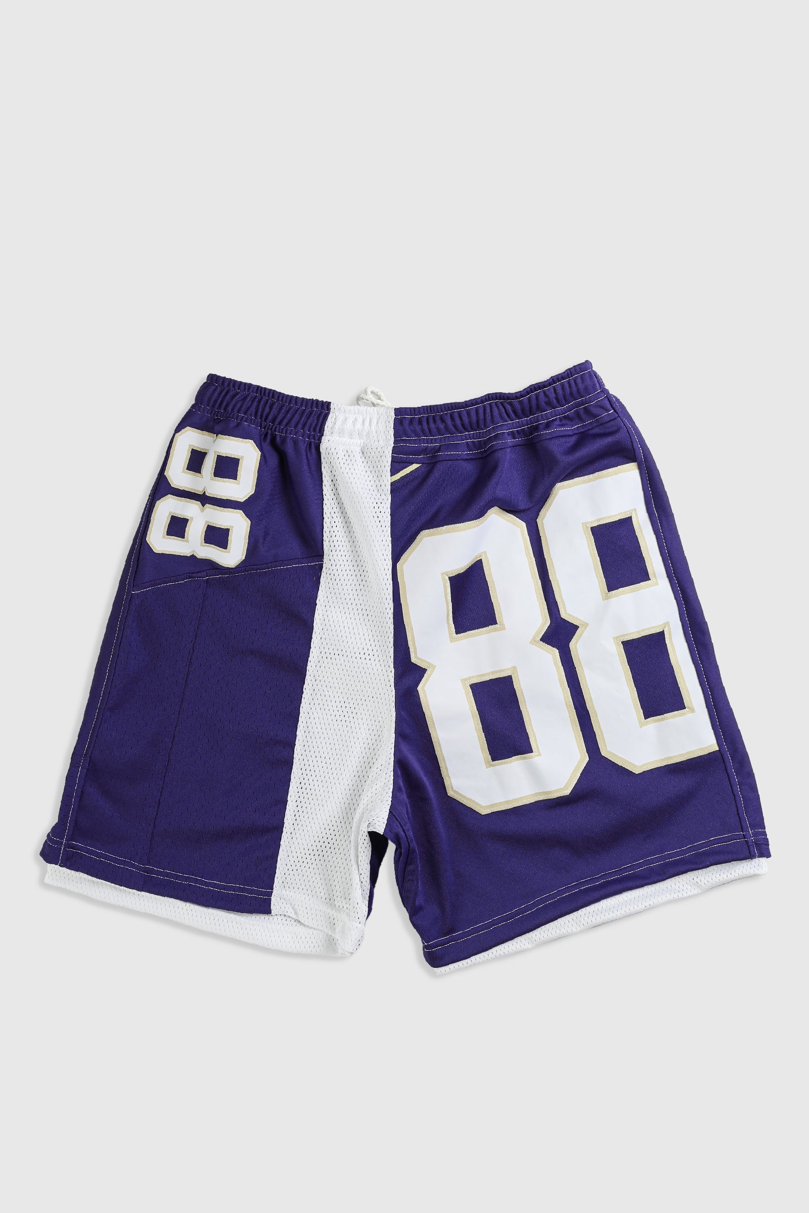 Unisex Rework Huskies Jersey Shorts - Women-L, Men-M-BOTTOMS-NFL-Frankie Collective Rare Vintage Streetwear Reworks