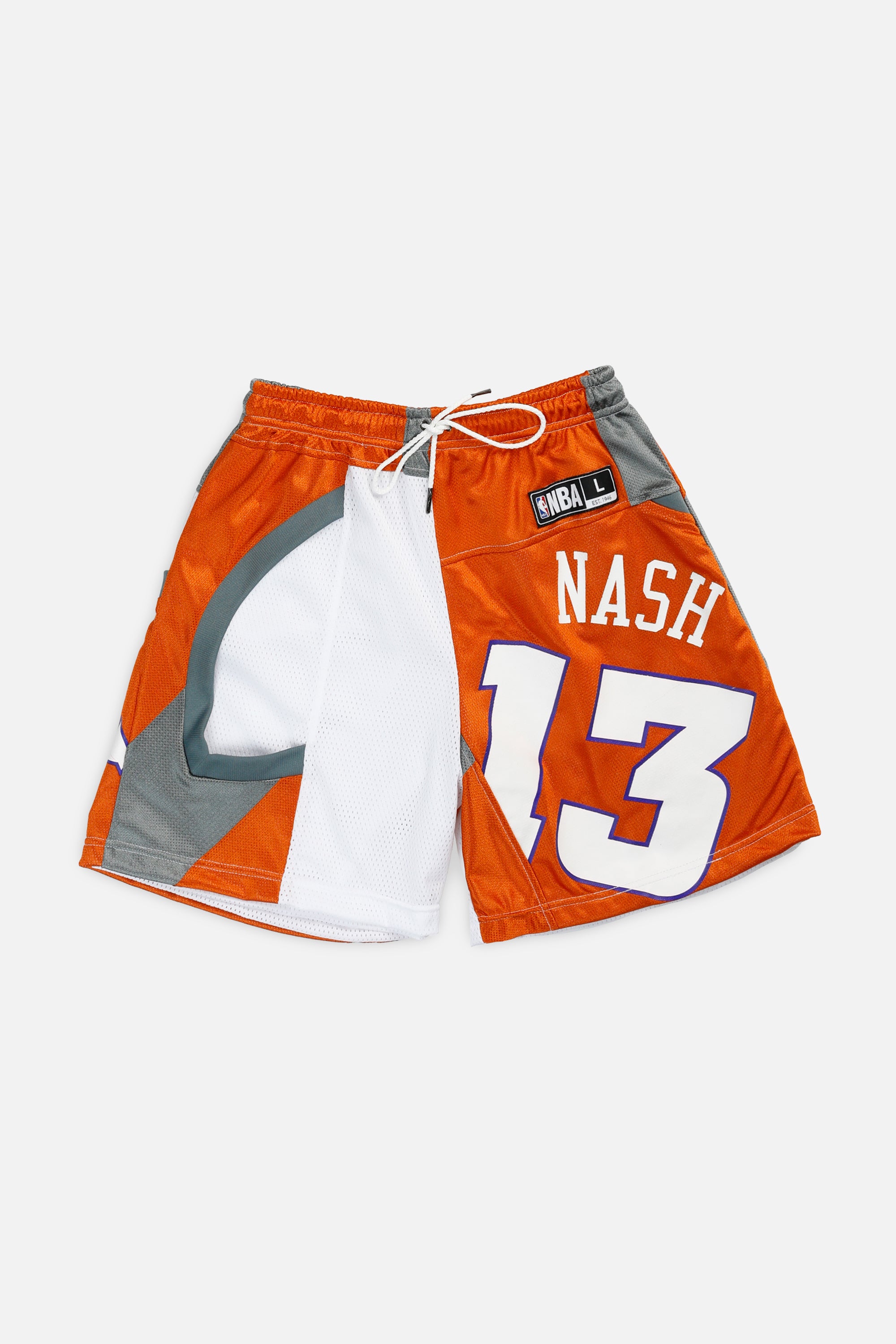 Unisex Rework Phoenix Suns NBA Jersey Shorts - S-BOTTOMS-NBA-Women's S - Men's XS-Frankie Collective Rare Vintage Streetwear Reworks