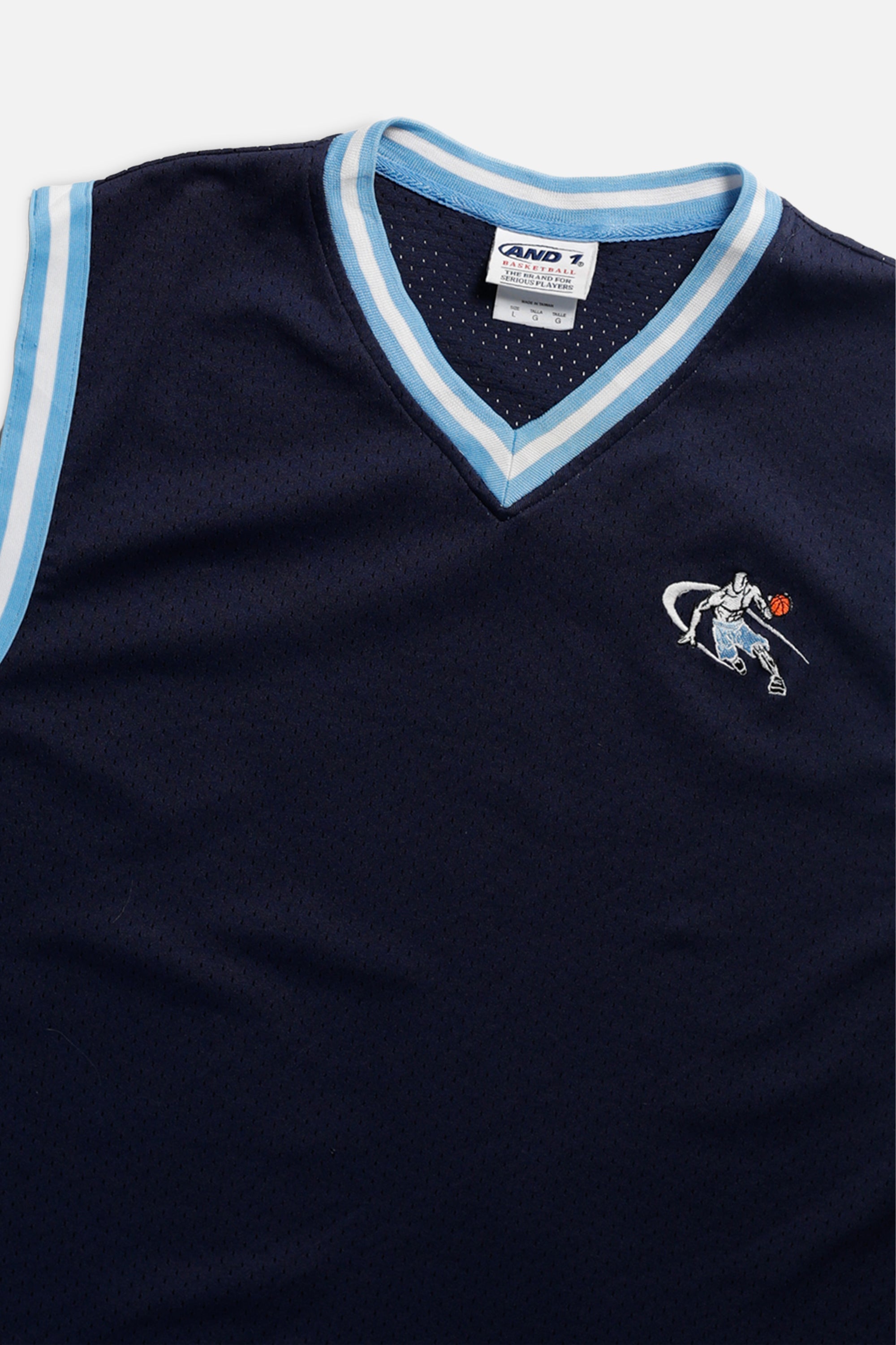 Vintage AND1 Basketball Jersey - L-JERSEYS-AND1-L-Frankie Collective Rare Vintage Streetwear Reworks