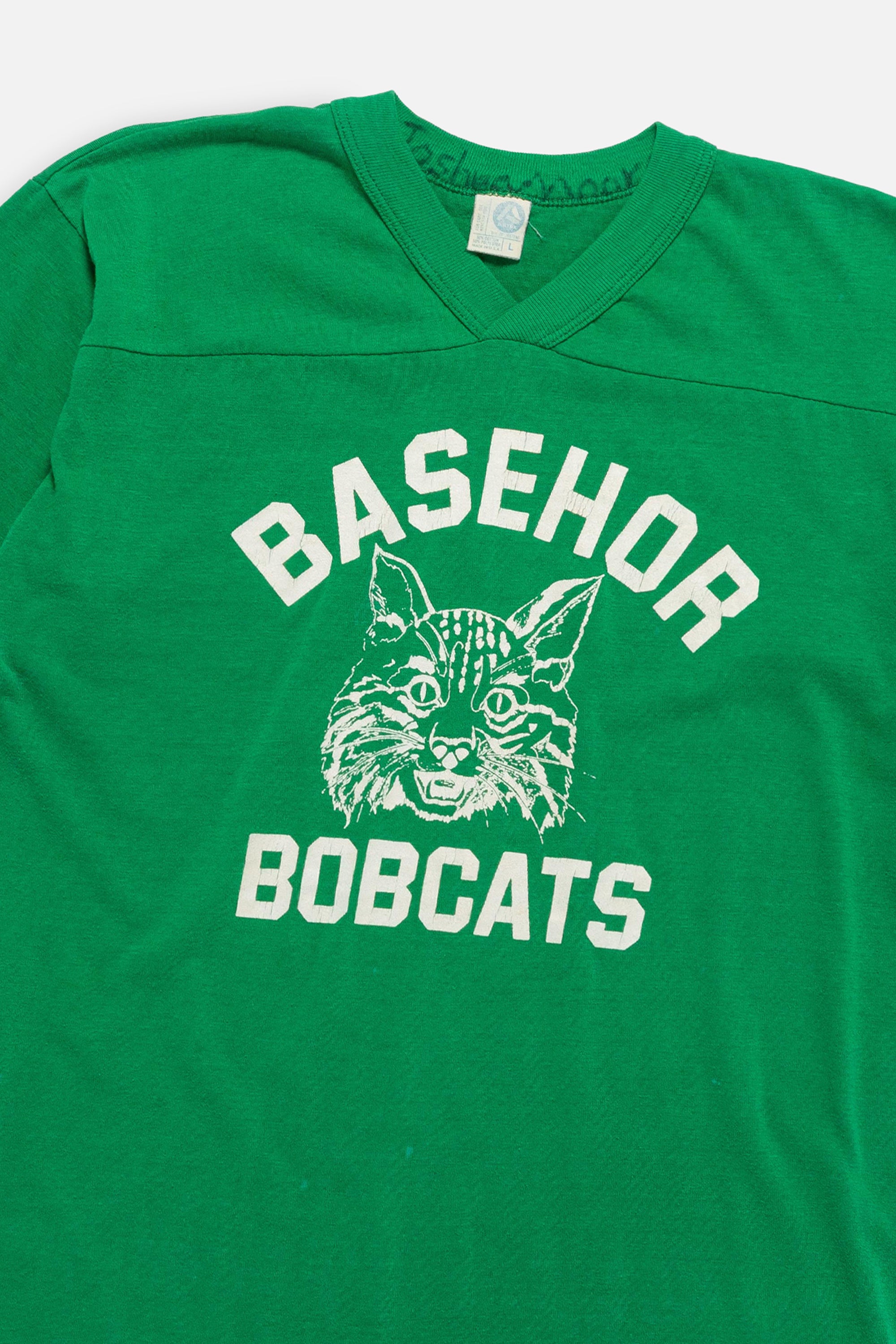 Vintage Bobcats Tee-Varsity-Frankie Collective-Rework-Vintage-Streetwear