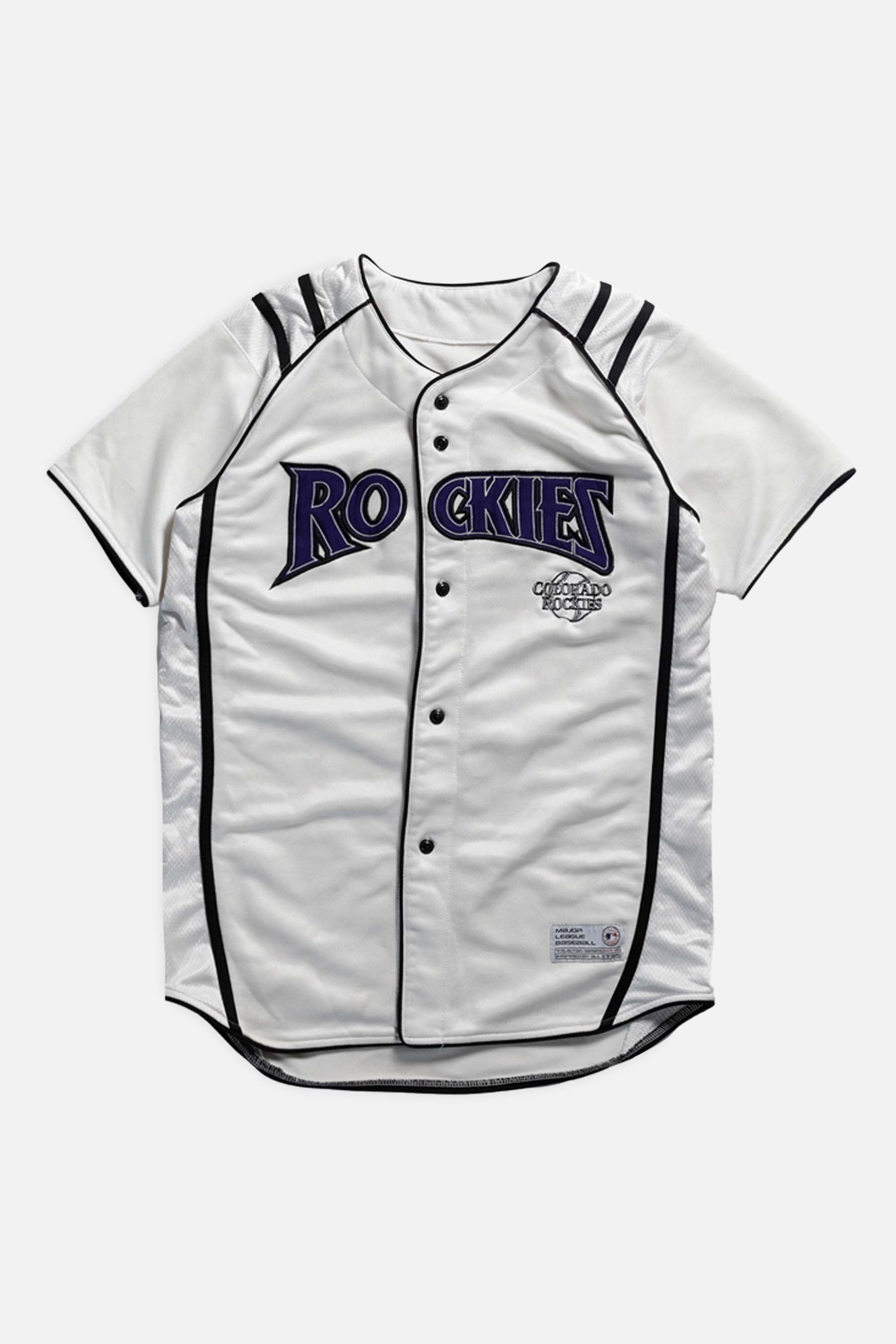 Vintage Colorado Rockies MLB Jersey - XS-JERSEYS-MLB-XS-Frankie Collective Rare Vintage Streetwear Reworks