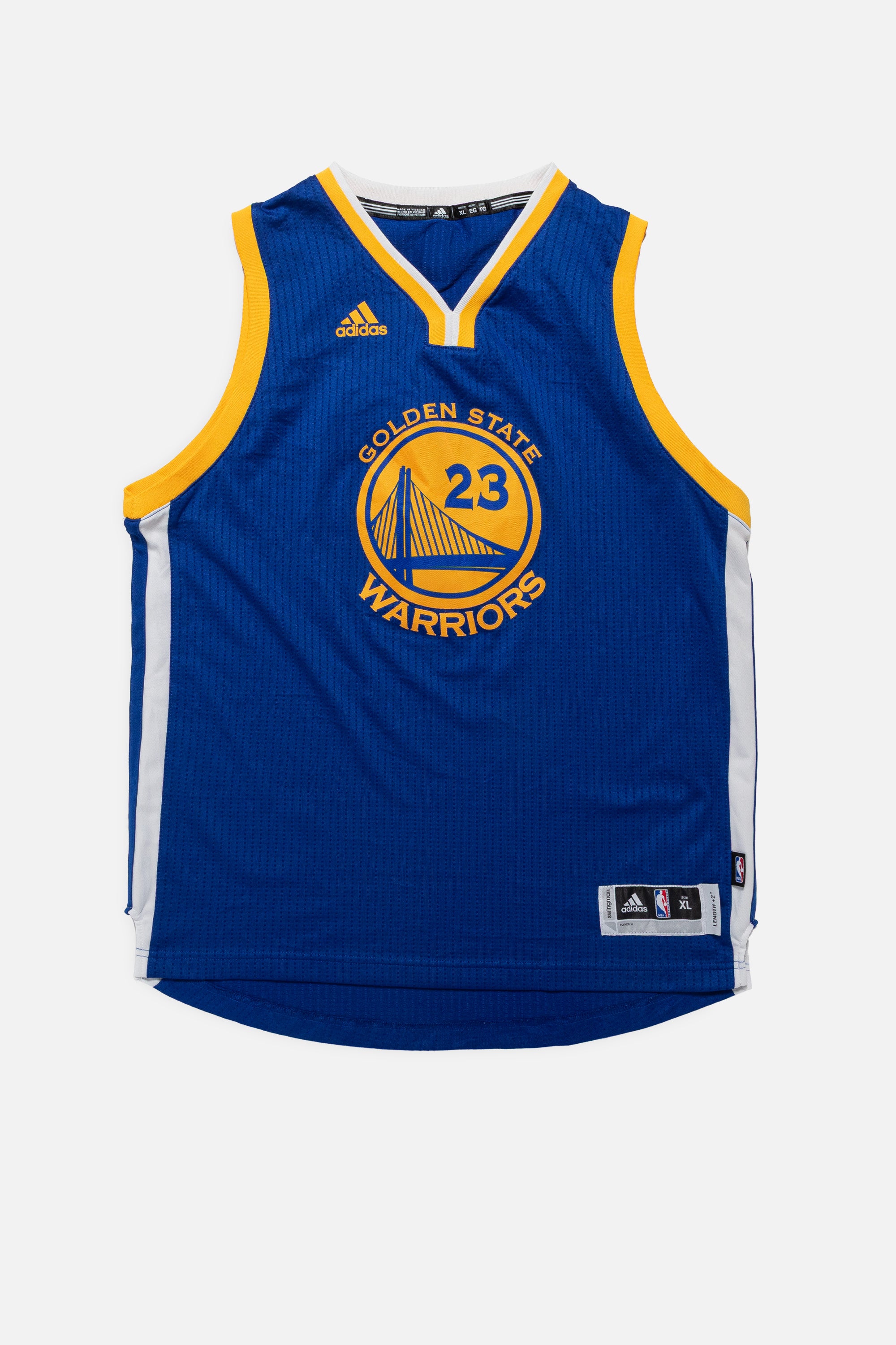 Vintage Golden State Warriors Jersey-NBA-Frankie Collective-Rework-Vintage-Streetwear