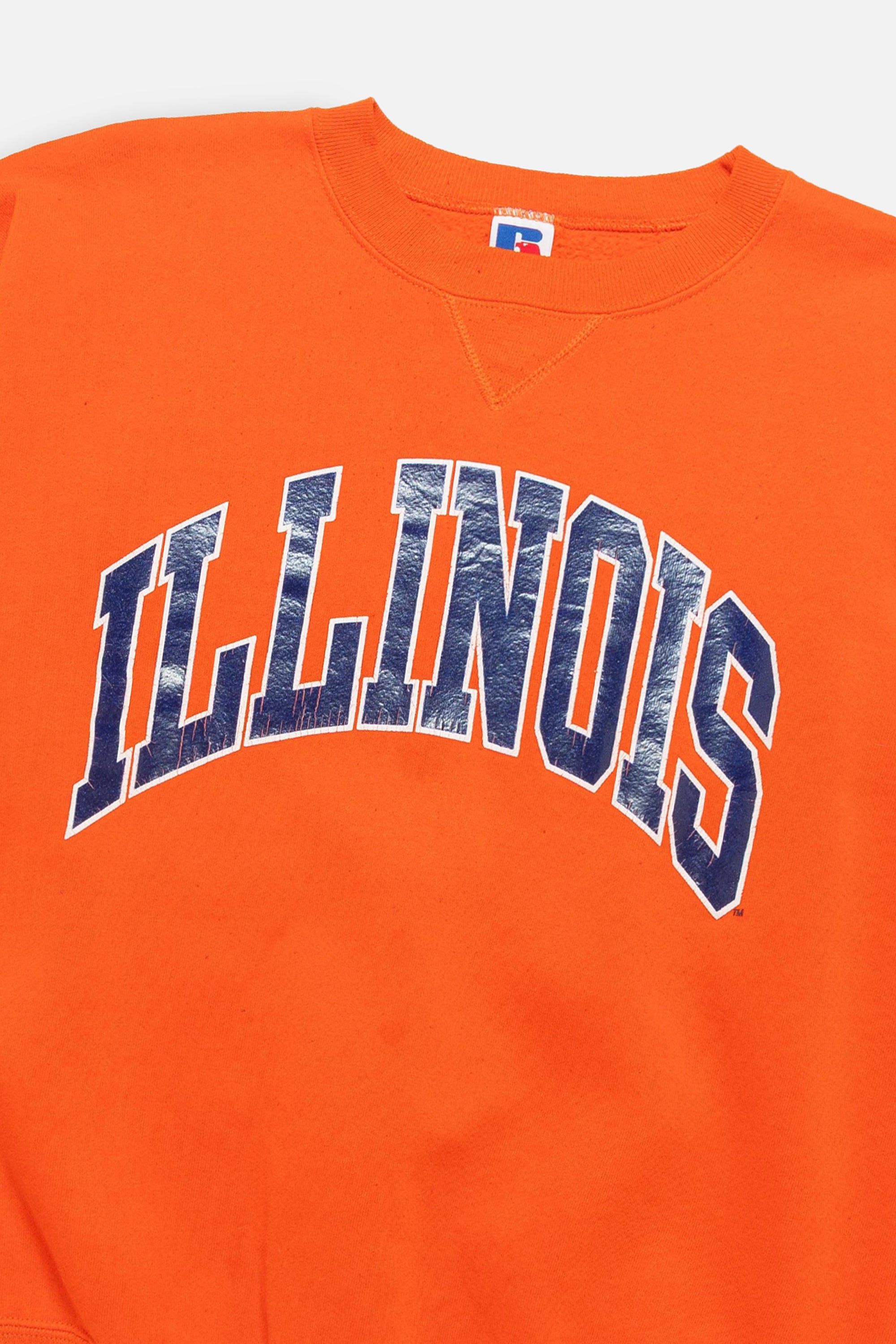Vintage Illinois U Sweatshirt-SWEATERS-Varsity-Frankie Collective