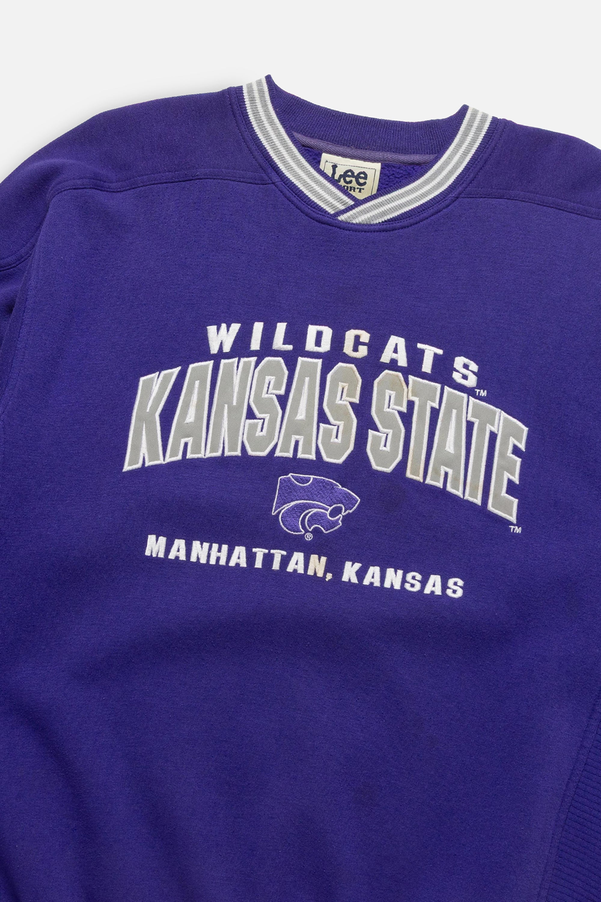 Vintage Kansas State Wildcats Sweatshirt-NCAA-Frankie Collective-Rework-Vintage-Streetwear