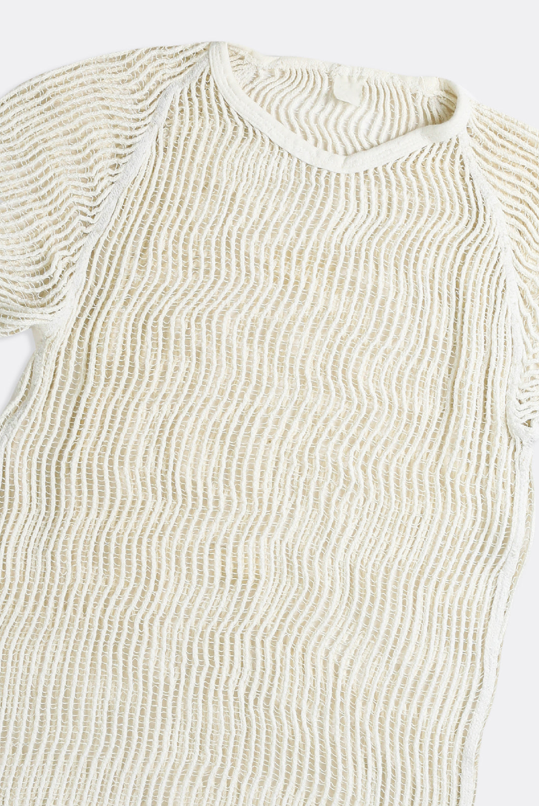 Vintage Knitted Shirt - Brown, White, Tan, Olive, Dark Green, Charcoal-TSHIRTS-vendor-unknown-Brown-Frankie Collective Rare Vintage Streetwear Reworks