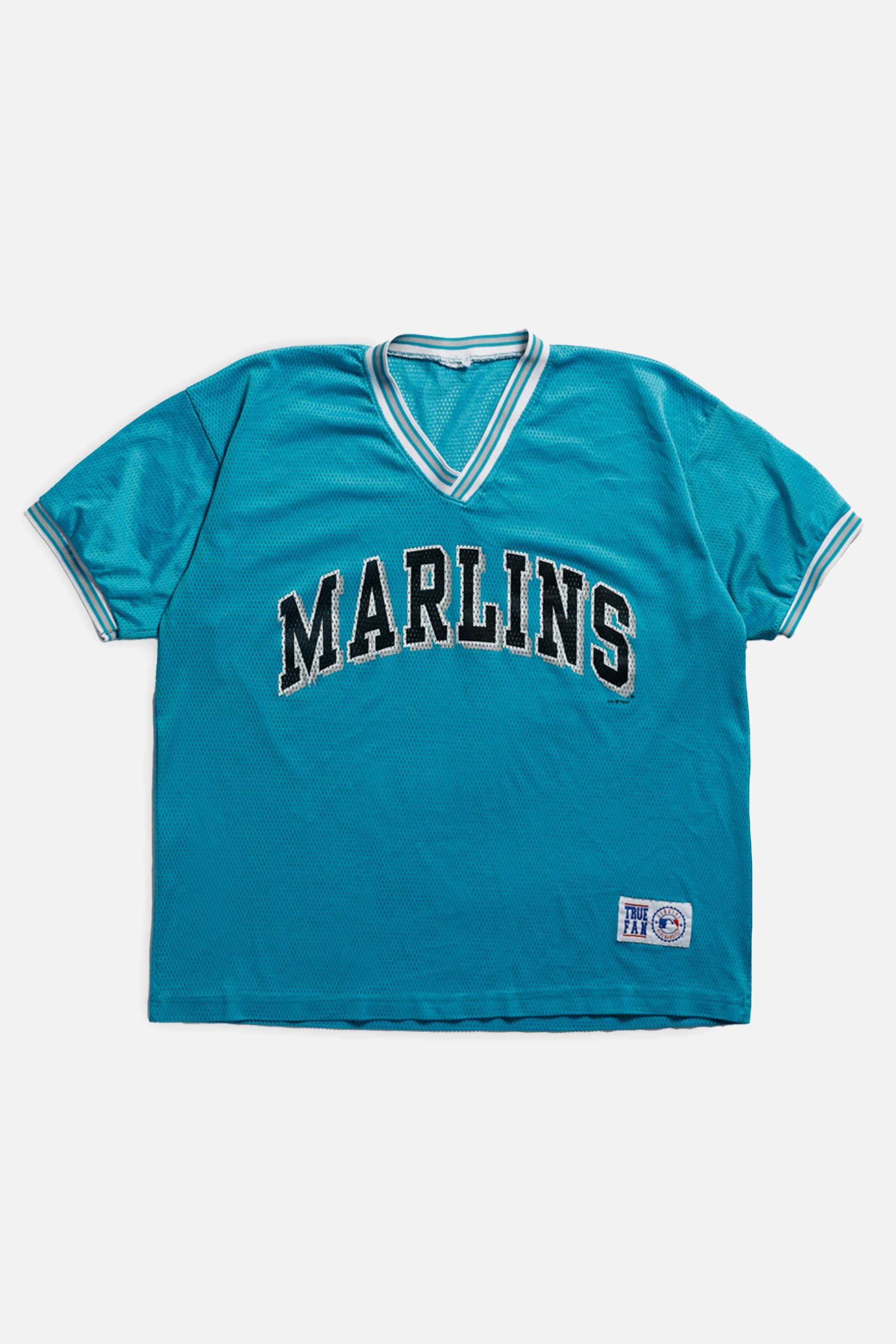 Vintage Miami Marlins MLB Jersey - L-JERSEYS-MLB-L-Frankie Collective Rare Vintage Streetwear Reworks