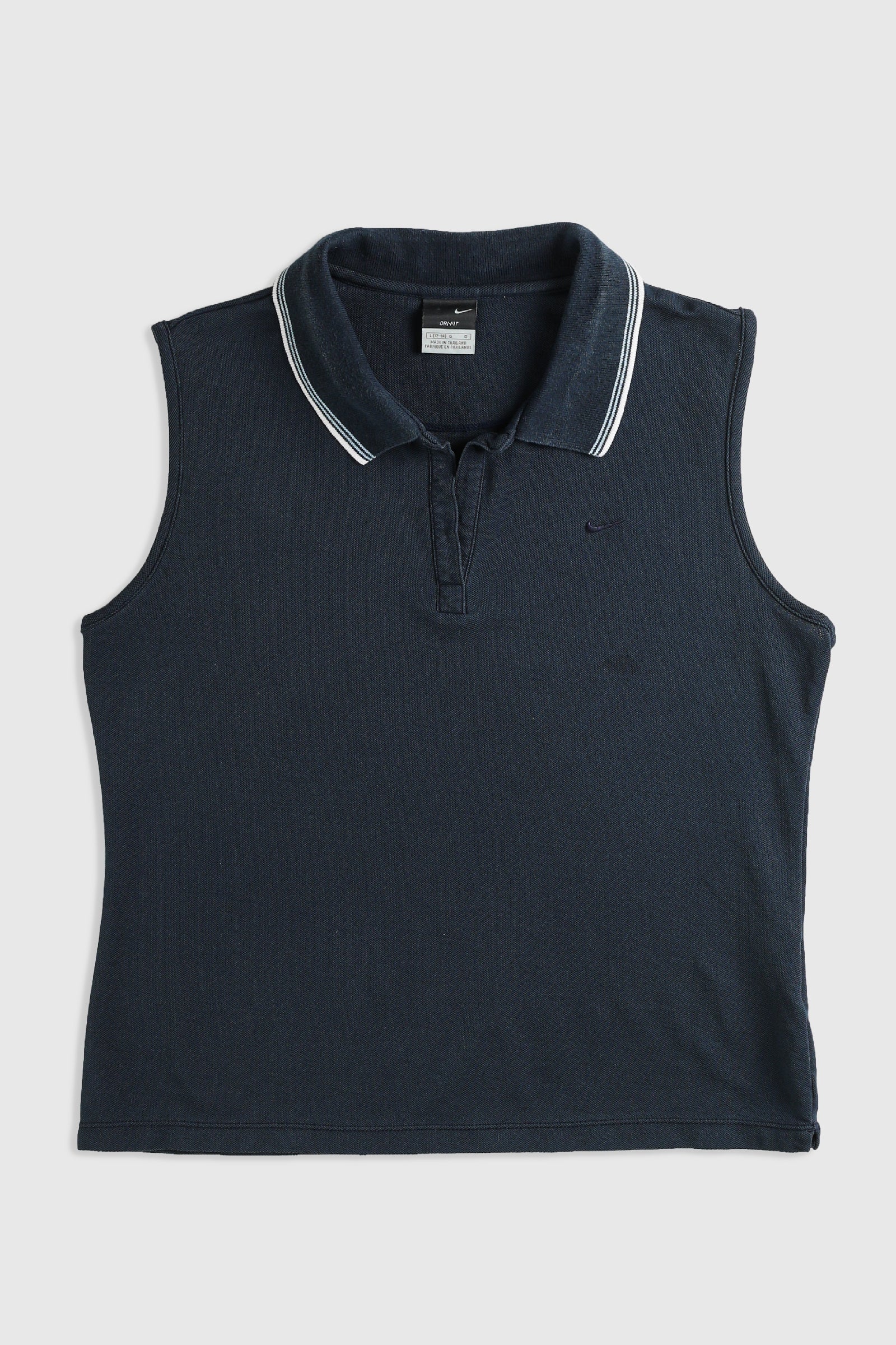 Vintage Nike Collared Tank-TOPS-Nike-Frankie Collective Rare Vintage Streetwear Reworks