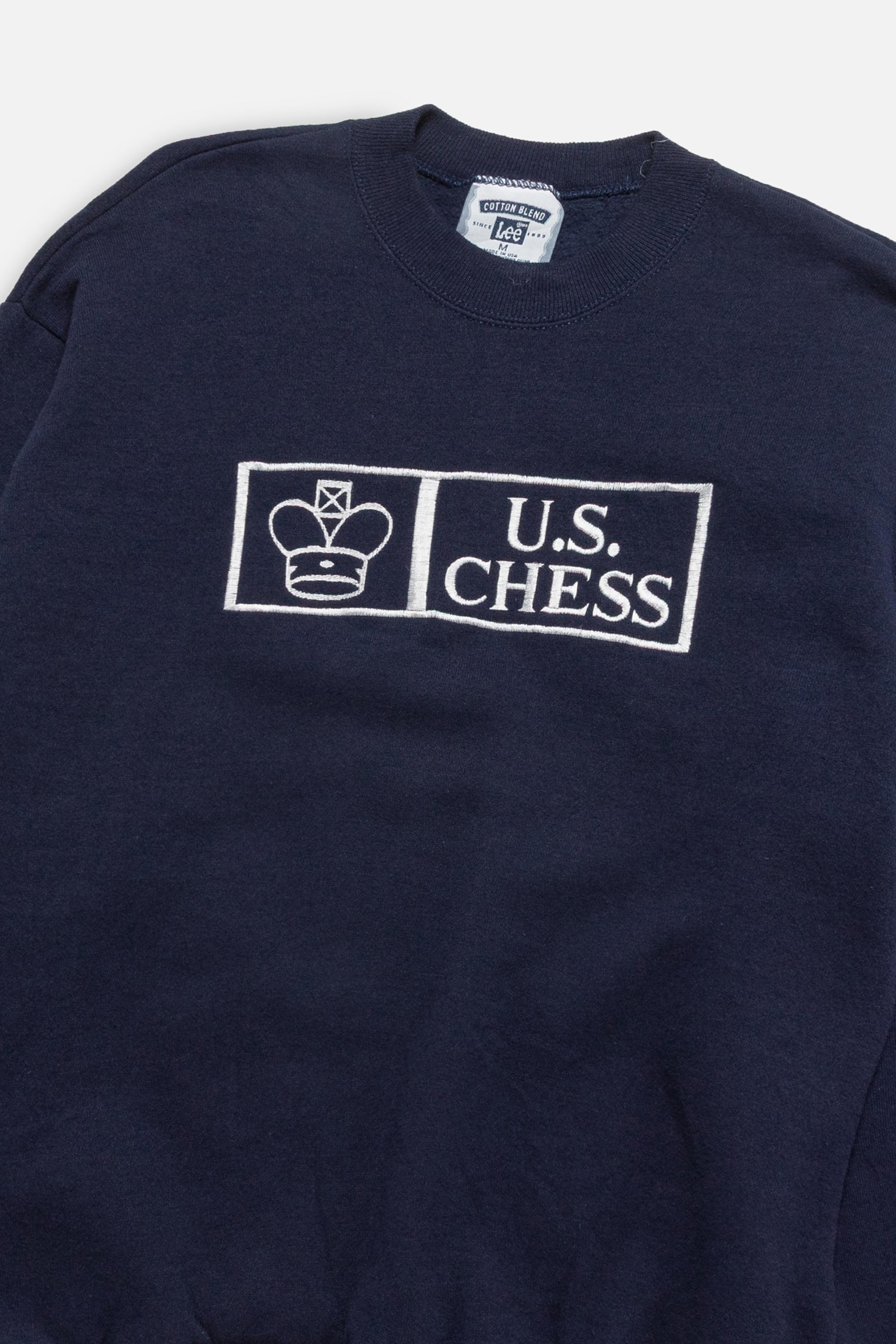 Vintage US Chess Sweatshirt-Frankie Collective-Rework-Vintage-Streetwear