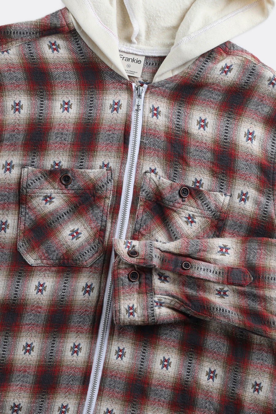 Unisex Hooded Flannel - Women-XS, Men-XXS