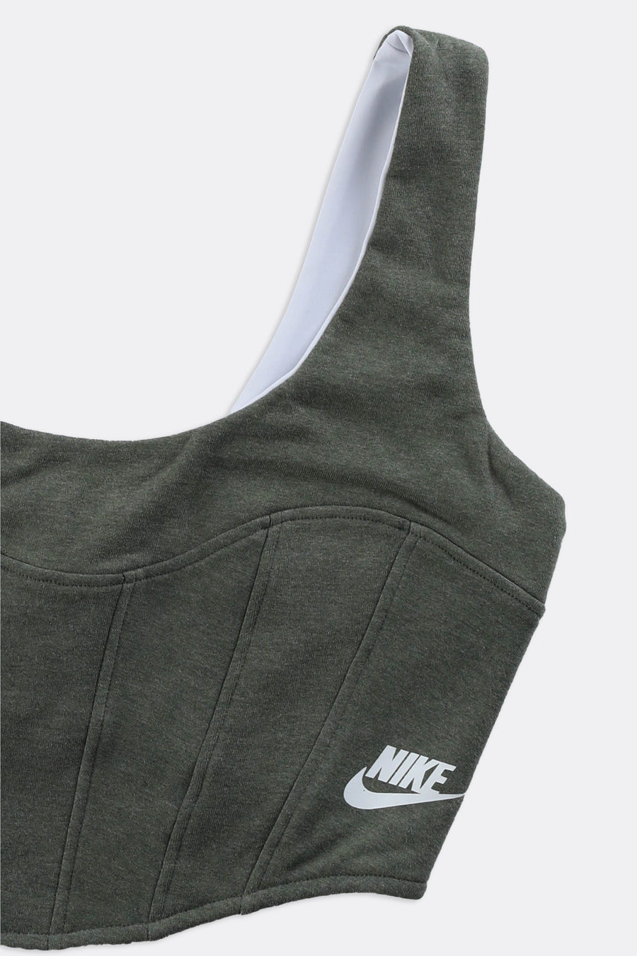 Rework Nike Sweatshirt Bustier - L