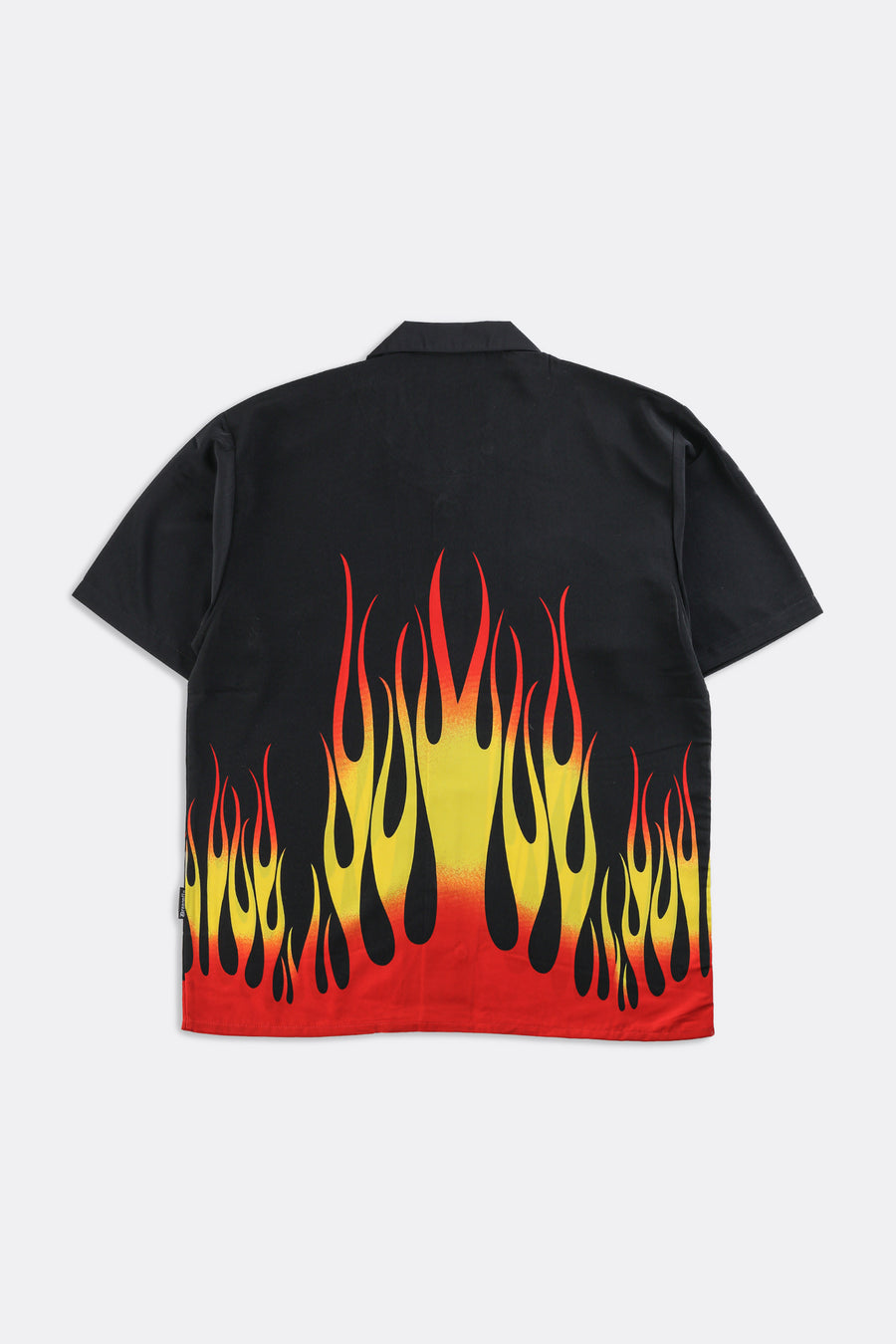 Deadstock Dragonfly Flames Camp Shirt - L, XXL