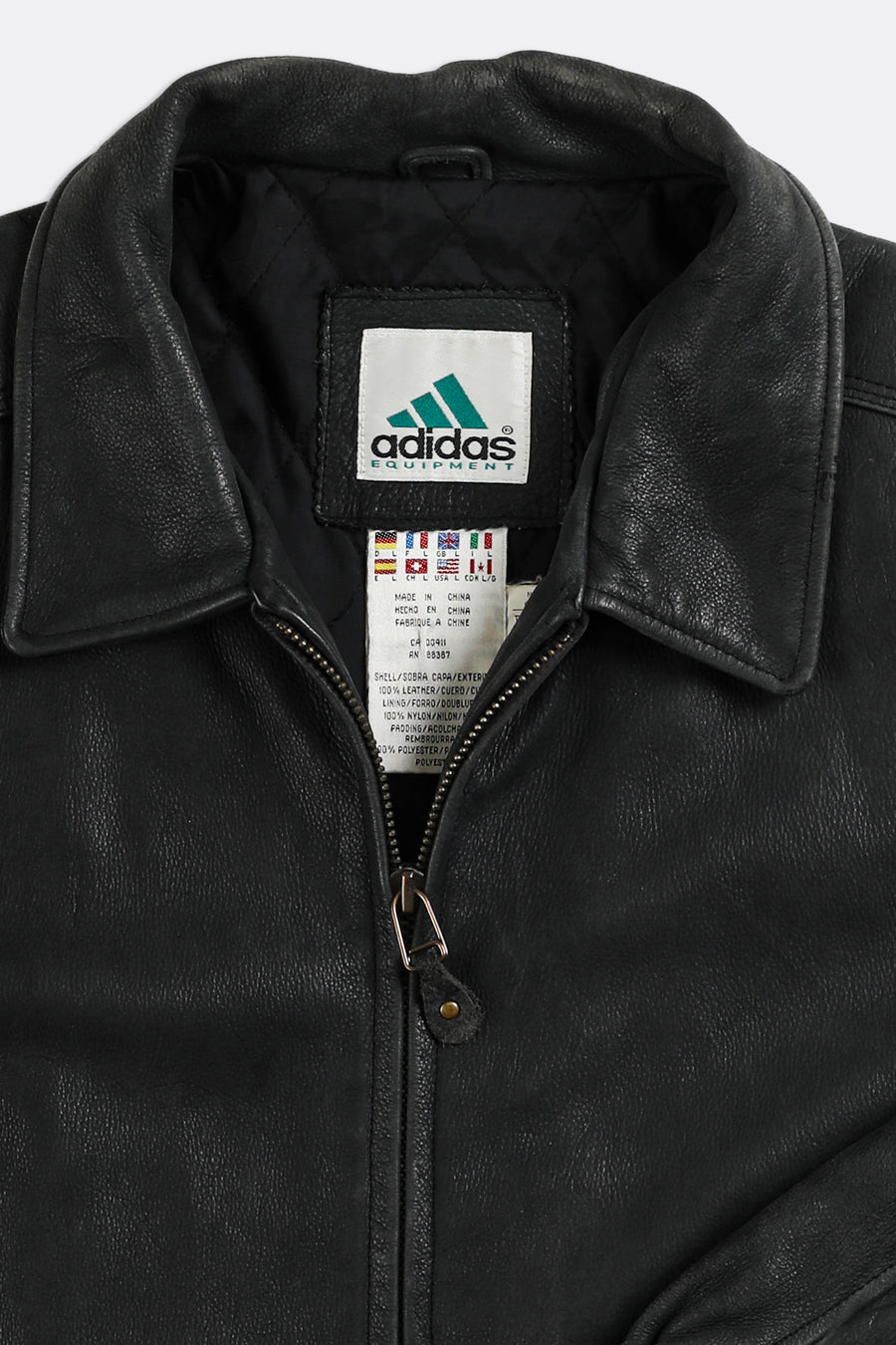 Vintage Adidas Leather Jacket