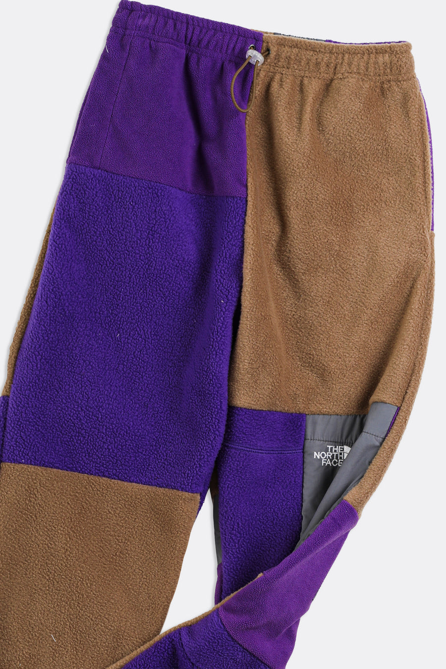 Unisex Patchwork North Face Fleece Pant - Women-XS, Men-2XS