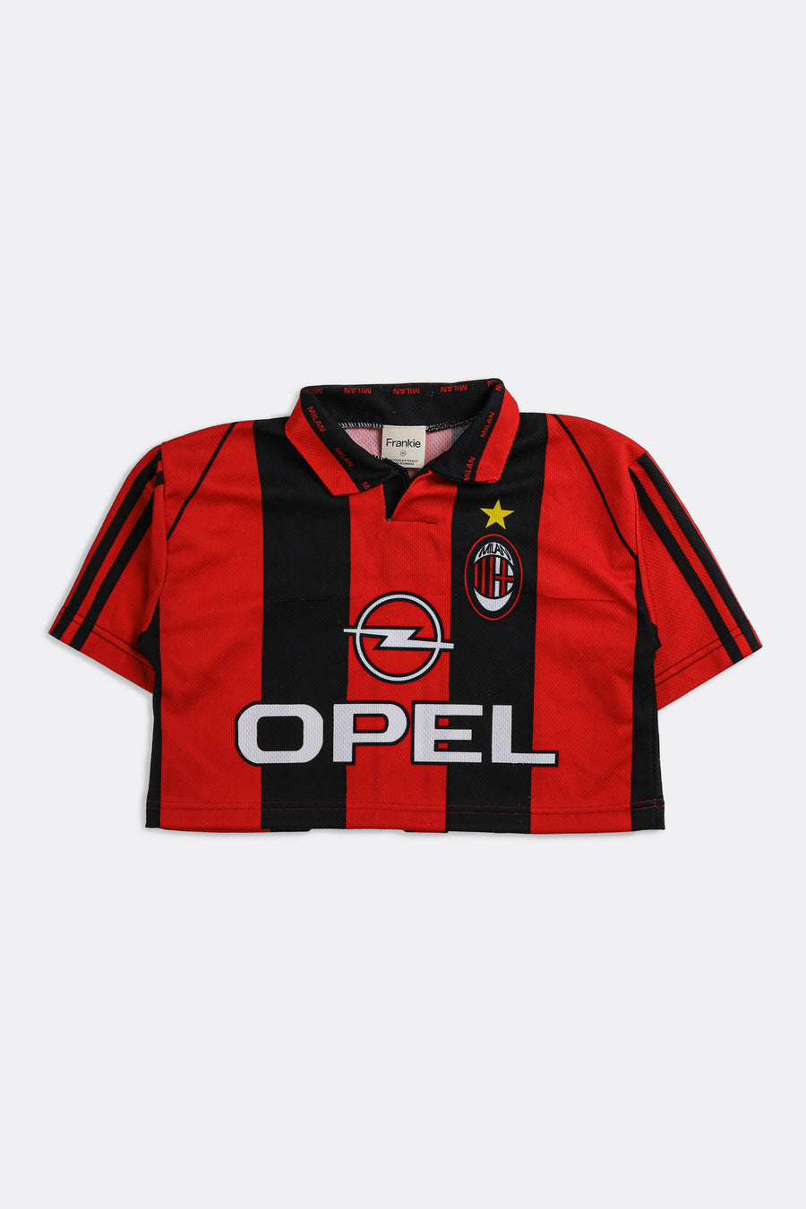 Rework A.C. Milan Crop Soccer Jersey - XS