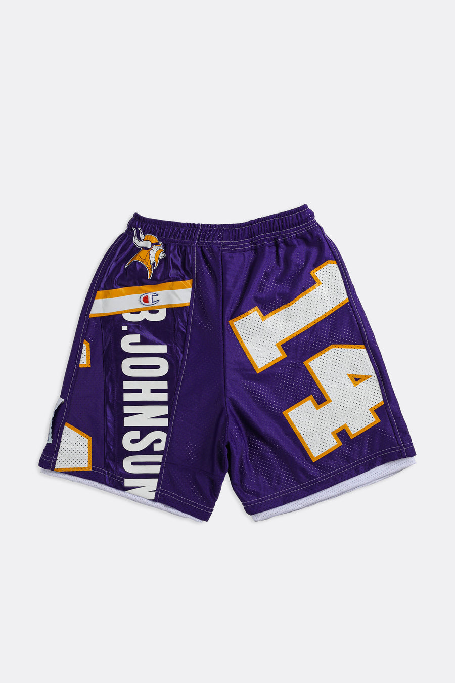 Unisex Rework Vikings NFL Jersey Shorts - Women-S, Men-XS