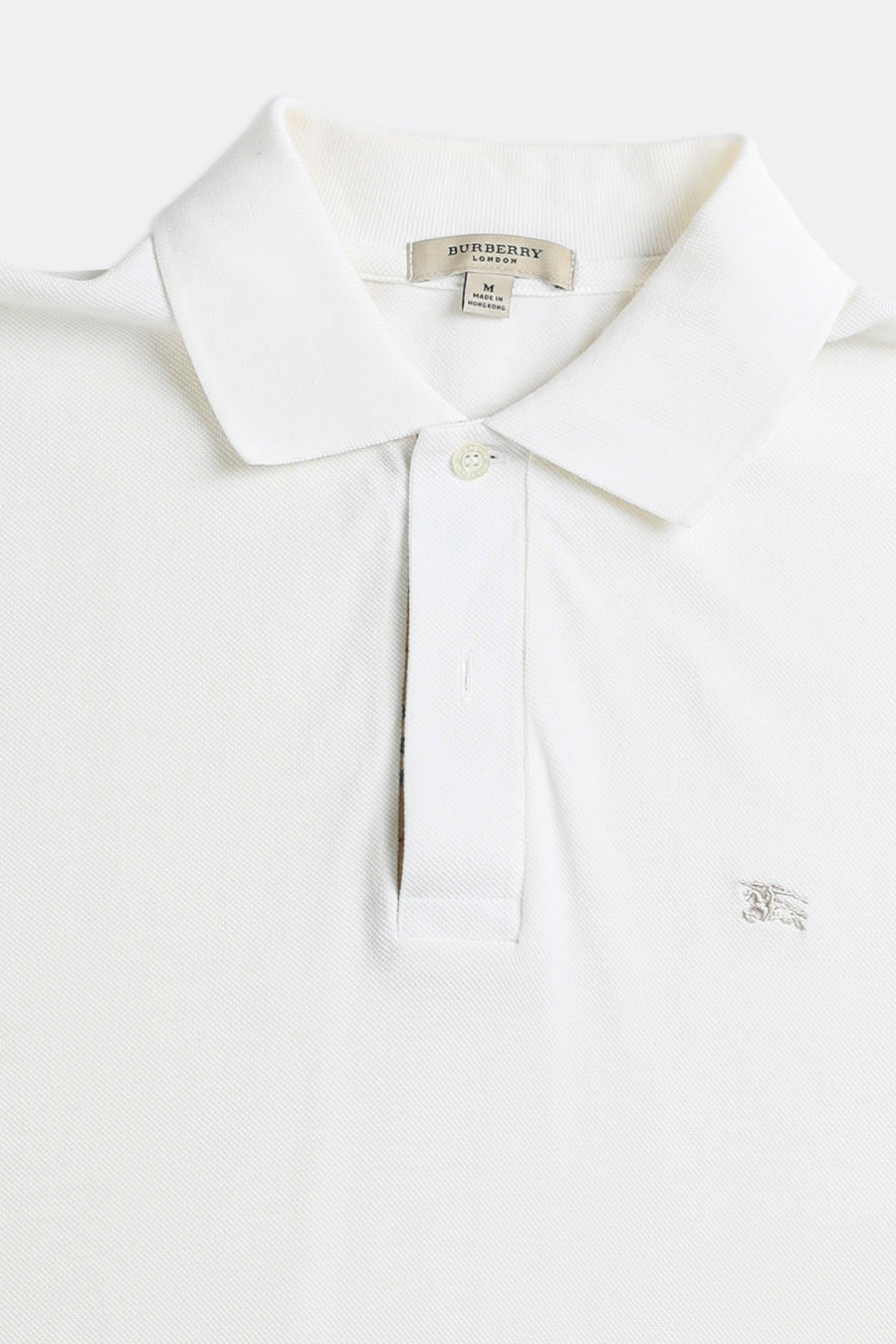 Vintage Burberry Collared Tee - L