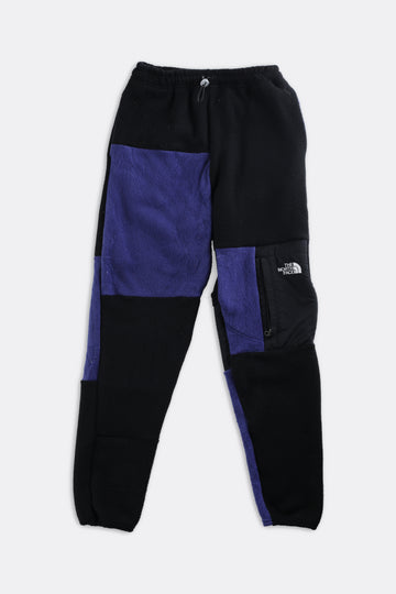 Rework Unisex North Face Patchwork Fleece Pant - Women-XS