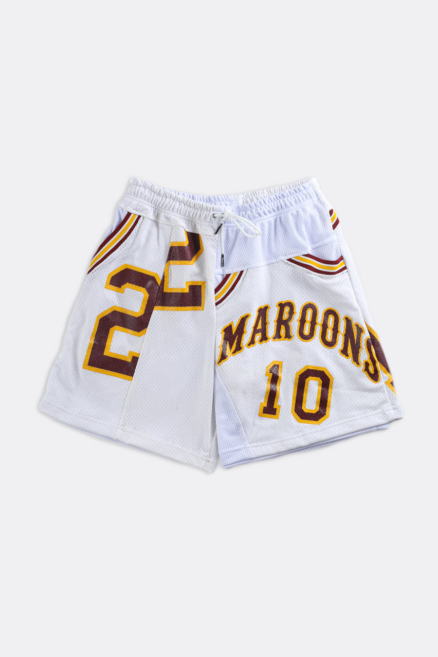 Unisex Rework Maroon NFL Jersey Shorts - Women-M, Men-S
