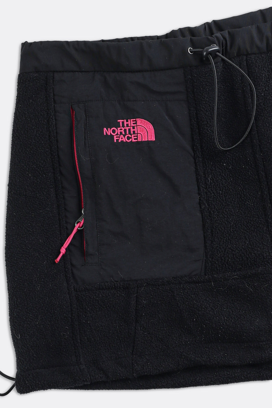 Rework North Face Fleece Mini Skirt - S, M