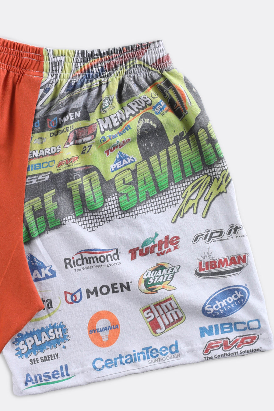 Unisex Rework Racing Tee Shorts - Women-S, Men-XS