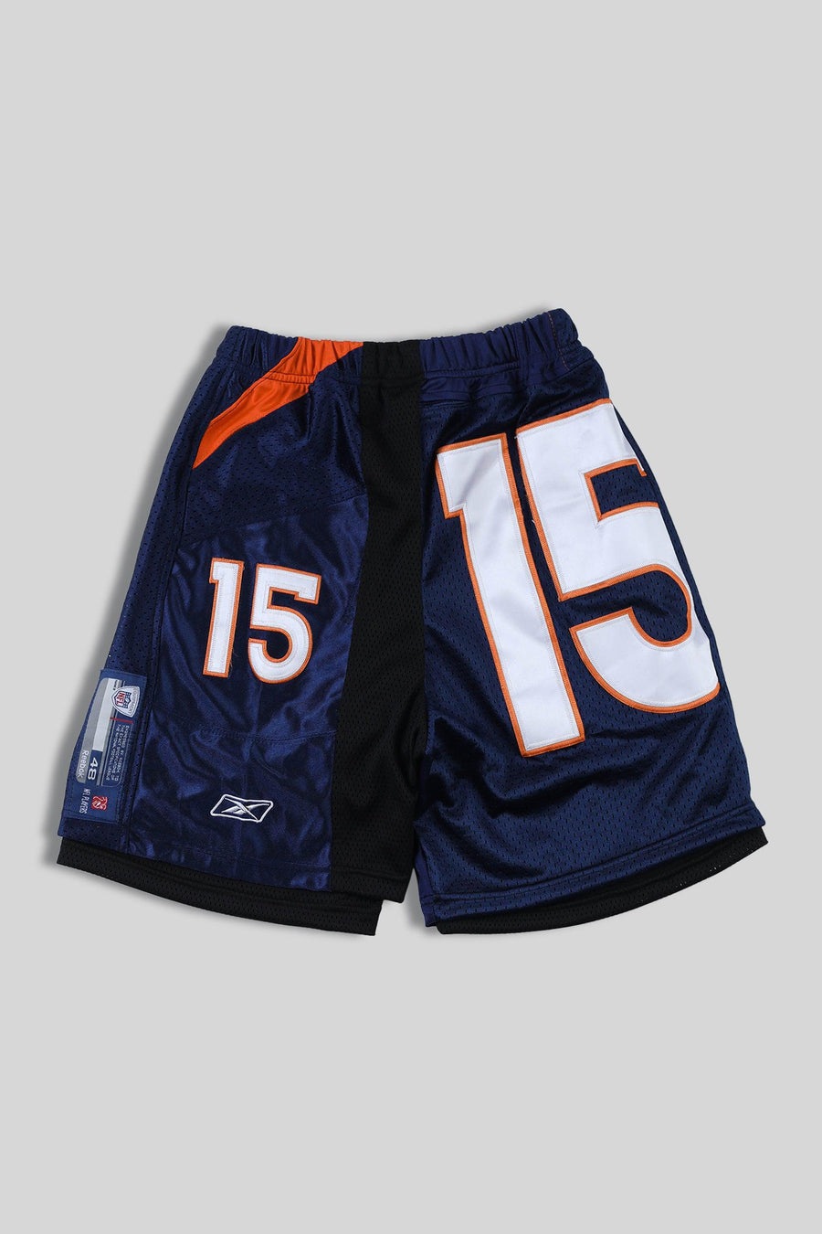 Unisex Rework Broncos NFL Jersey Shorts - Women-XS, Men-XXS