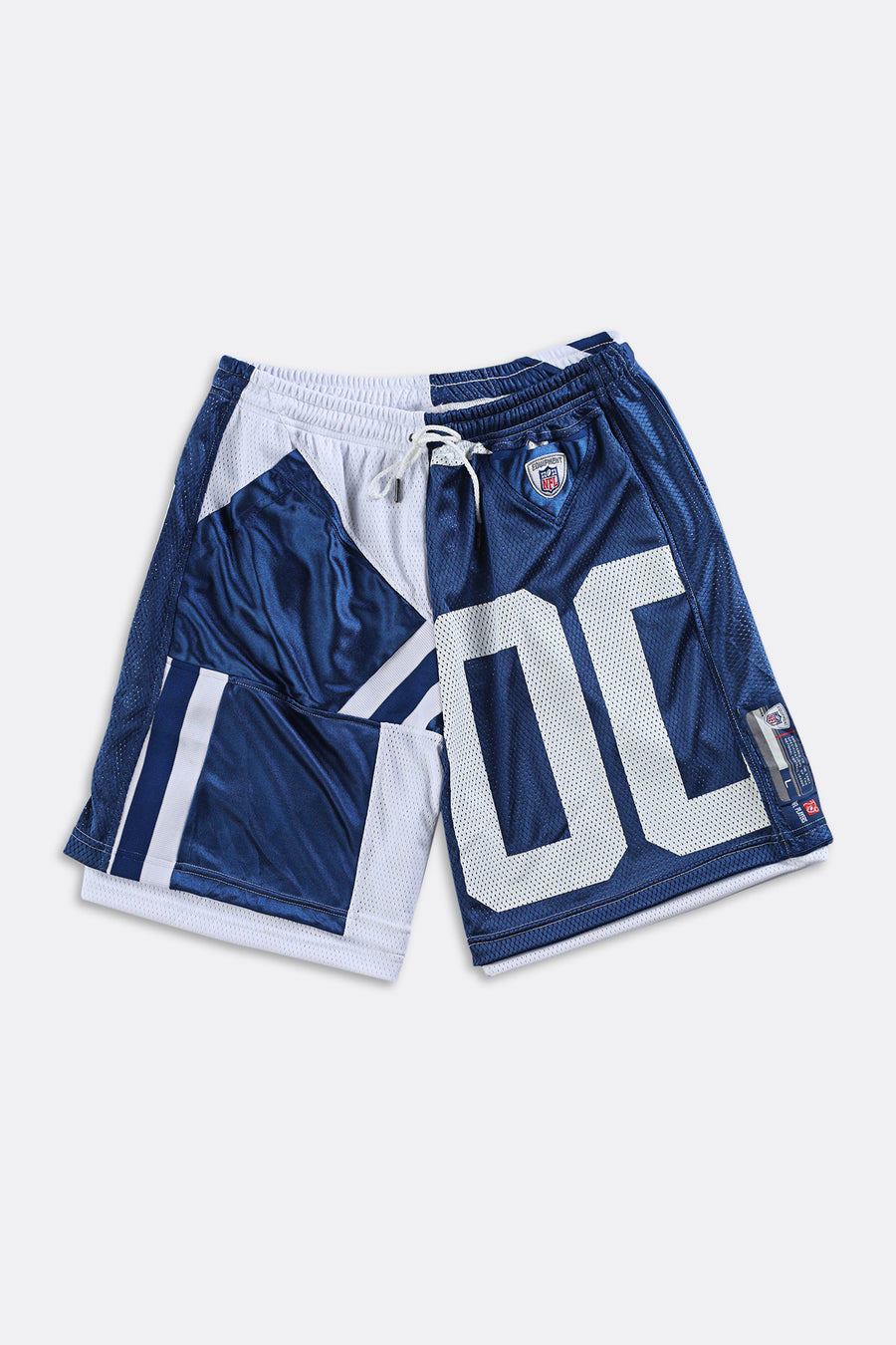 Rework Unisex Colts NFL Jersey Shorts - Women-L, Men-M