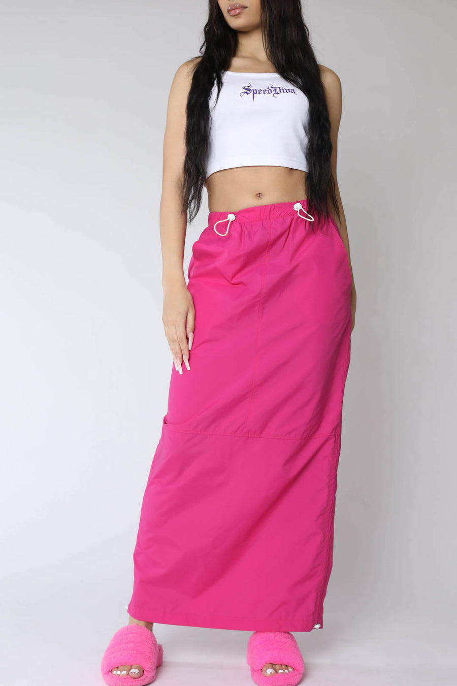 Deadstock Cargo Y2K Pink Skirt
