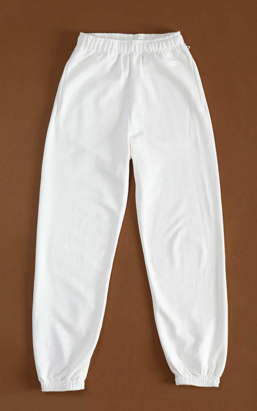 Frankie 100% Organic Cotton Sweatpants - WHITE M, XXL